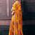Pure chiffon fusion leheriya saree