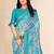Pure chiffon fusion leheriya saree