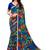 Pure chiffon fusion leheriya saree