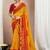 Bandhani pure chiffon fusion bandhani saree
