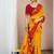 Bandhani pure chiffon fusion bandhani saree