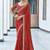 Bandhani embroidered pure georgette fusion bandhani saree