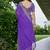 Floral embroidered pure georgette fusion bandhani saree