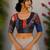 Multicolor authentic ajrakh patchwork cotton blouse