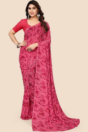 Leheriya poly georgette leheriya saree