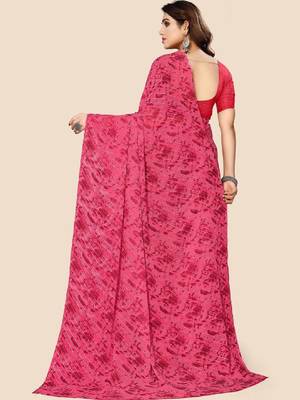 Leheriya poly georgette leheriya saree 2
