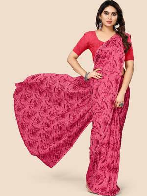 Leheriya poly georgette leheriya saree 4