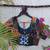 Multicolor authentic ajrakh patchwork cotton blouse