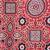Brown authentic ajrakh handblock printed sleeveless silk blend blouse