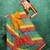 Bandhani poly georgette bandhani saree
