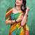 Bandhani poly georgette bandhani saree