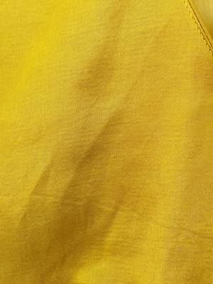 Mustard authentic ajrakh handblock printed sleeveless silk blend blouse 5