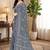 Tie and dye poly georgette leheriya saree