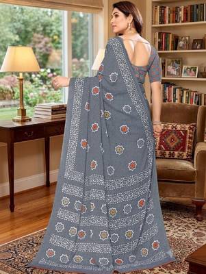 Tie and dye poly georgette leheriya saree 2