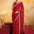 Bandhani embroidered pure georgette fusion bandhani saree