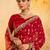 Bandhani embroidered pure georgette fusion bandhani saree