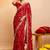 Bandhani embroidered pure georgette fusion bandhani saree