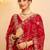 Bandhani embroidered pure georgette fusion bandhani saree