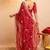Bandhani embroidered pure georgette fusion bandhani saree