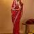 Bandhani embroidered pure georgette fusion bandhani saree