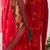 Pure chiffon fusion leheriya saree
