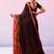 Pure chiffon fusion leheriya saree
