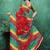Bandhani poly georgette bandhani saree