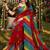 Bandhani poly georgette bandhani saree