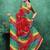 Bandhani poly georgette bandhani saree