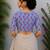 Blue premium cotton handblock printed blouse