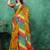 Bandhani poly georgette bandhani saree