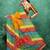 Bandhani poly georgette bandhani saree