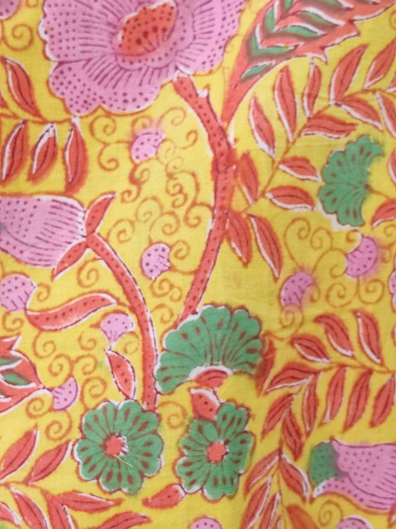 Multicolor premium cotton handblock printed blouse