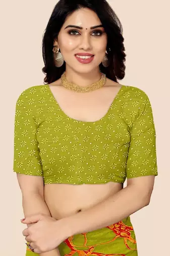 Tie and dye poly georgette leheriya saree