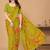 Tie and dye poly georgette leheriya saree