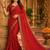 Bandhani embroidered poly georgette bandhani saree
