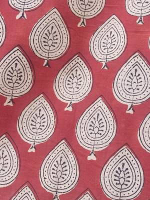 Maroon premium cotton handblock printed blouse 5