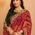 Bandhani embroidered pure georgette fusion bandhani saree