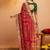 Bandhani embroidered pure georgette fusion bandhani saree
