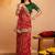 Bandhani embroidered pure georgette fusion bandhani saree