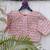 Pink premium cotton handblock printed blouse