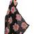 Floral poly georgette bandhani saree