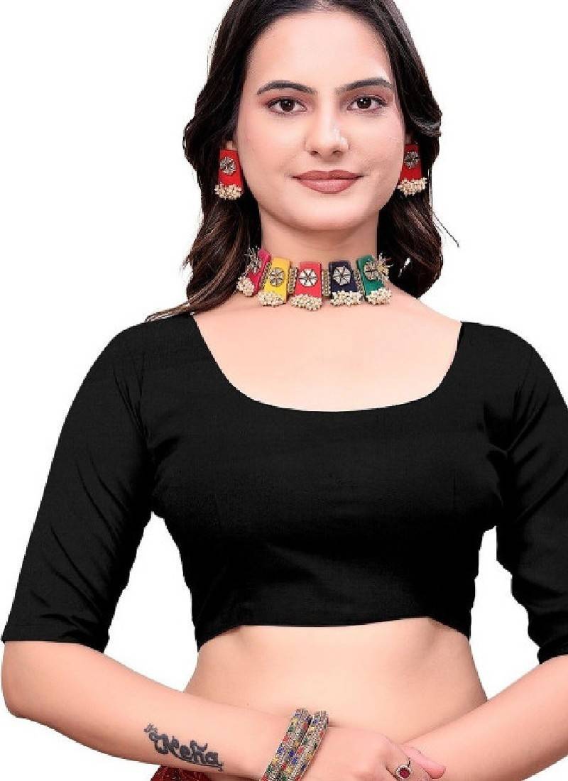 Floral poly georgette bandhani saree