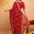 Bandhani embroidered pure georgette fusion bandhani saree