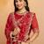 Bandhani embroidered pure georgette fusion bandhani saree