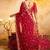 Bandhani embroidered pure georgette fusion bandhani saree