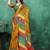Bandhani poly georgette bandhani saree