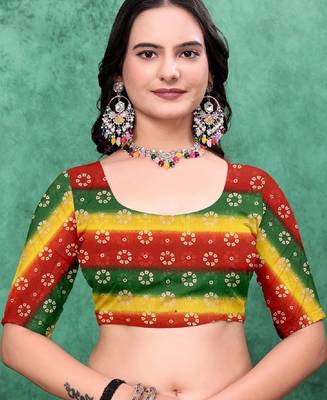 Bandhani poly georgette bandhani saree 3