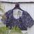 Blue premium cotton handblock printed blouse