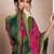 Bandhani pure chiffon fusion bandhani saree